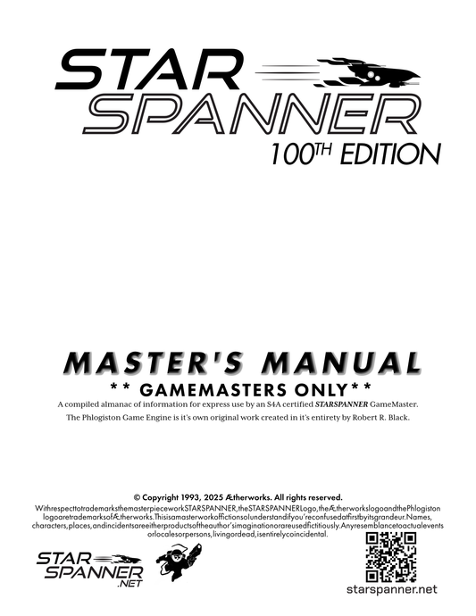 STARSPANNER MASTER'S MANUAL [PDF]